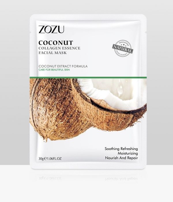 ZOZU Multifunctional sheet face mask with coconut extract